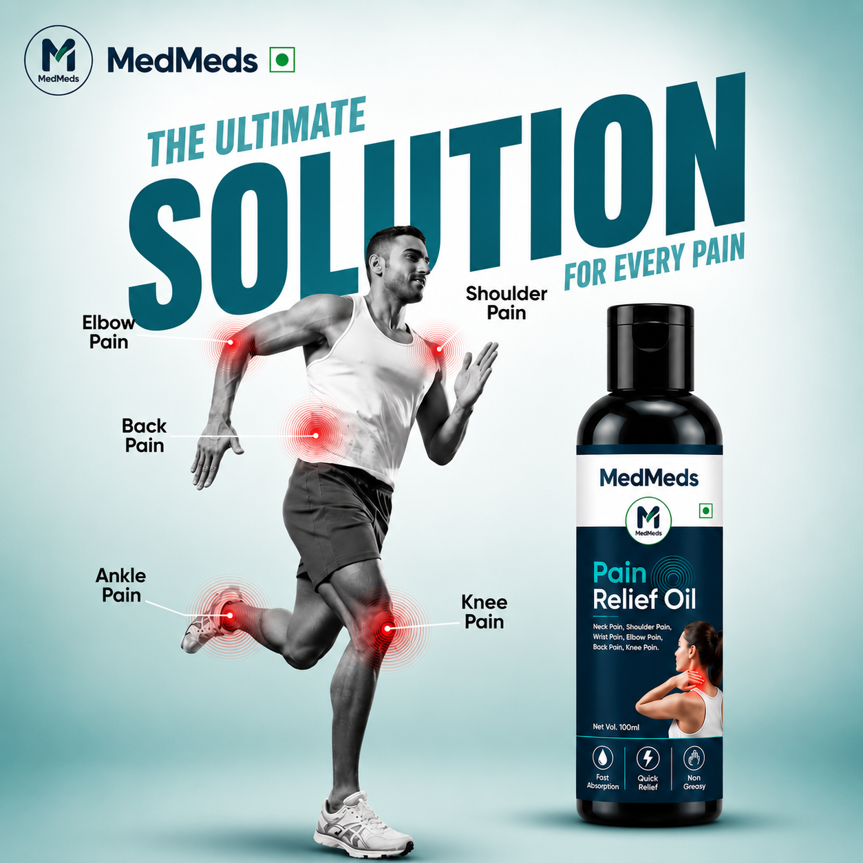 MedMeds Pain Relief Oil for Neck, Back & Knee Pain image 5