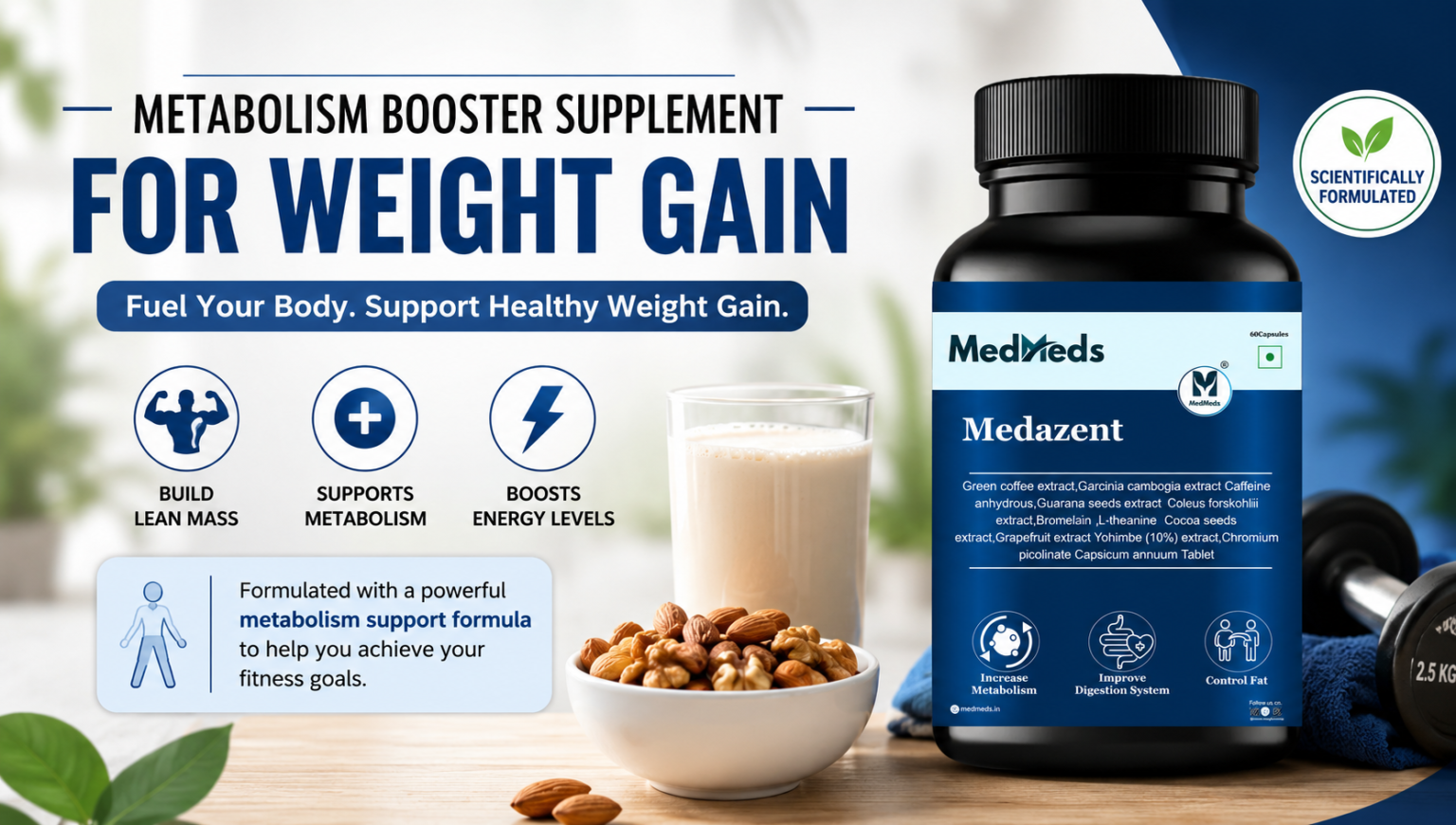 Metabolism Booster Supplement for Weight Gain: What You Should Know