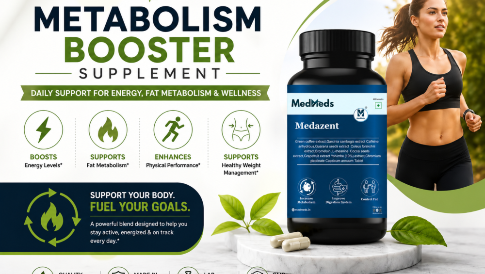 Metabolism Booster Supplement: Daily Support for Energy, Fat Metabolism & Healthy Weight Management