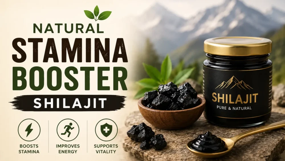 Natural Stamina Booster: Shilajit Benefits, Uses, Dosage & Side Effects